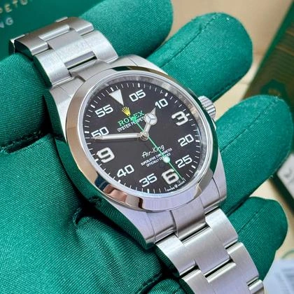 Rolex Air-King 40 - Vue couronne