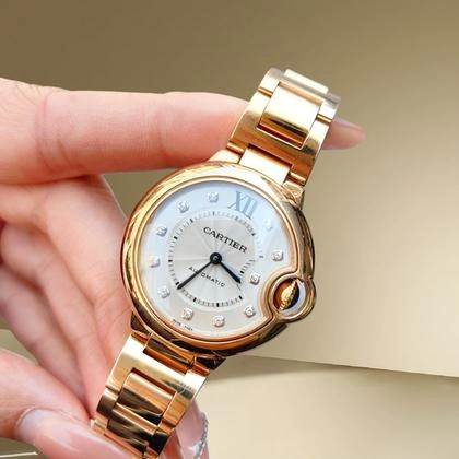 Cartier Ballon Bleu 33mm - Vue cadran zoom