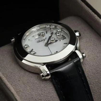 Chopard Happy Diamonds Icons Round - Vue cadran zoom
