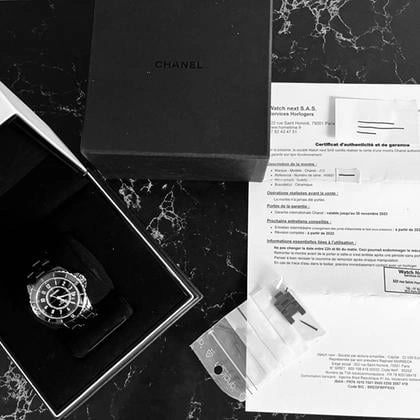 Chanel J12 38mm Automatique - Vue de dos